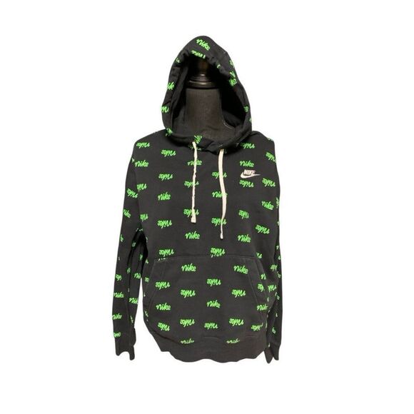 Nike Hooded Club Script Sweatshirt - Picture 1 of 7
